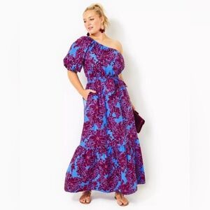 MAKE AN OFFER! Lilly Pulitzer Zelalynn One Shoulder Dress